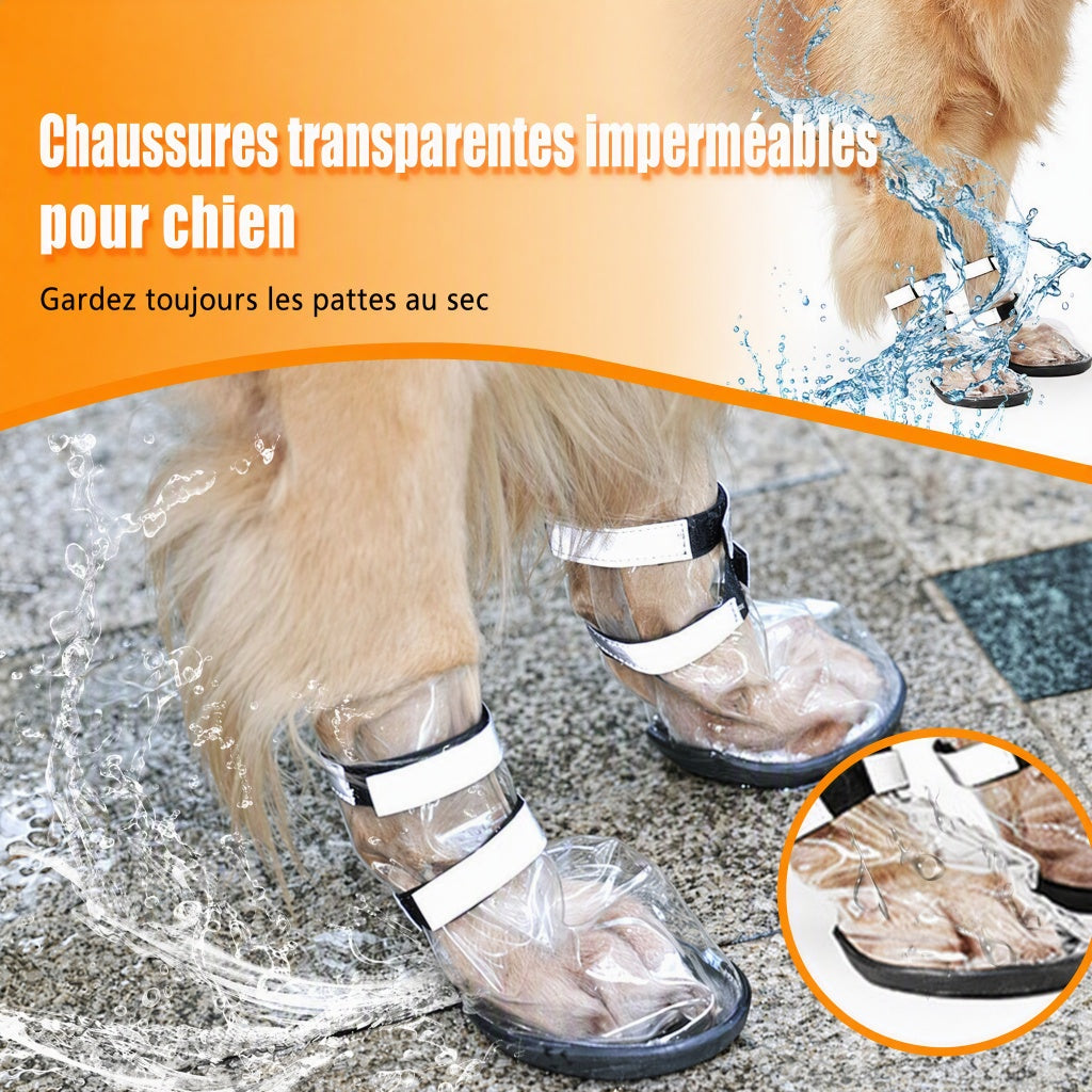 Chaussures imperméables anti-éclaboussures pour grands chiens